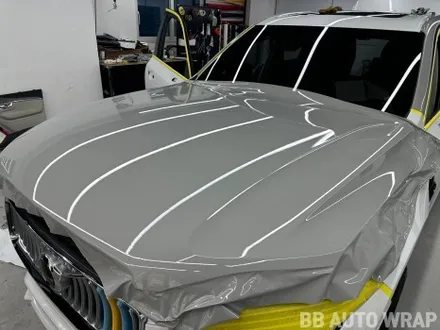 볼보 XC90 고광택 AX 초크 그레이 크레용 전체랩핑 시공 / 화성,수원,오산