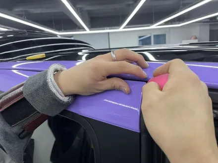 레이 투톤랩핑 타이니봇 라벤더 고광택 필름 시공 평택동탄랩핑 비비오토랩 / 화성,수원,오산