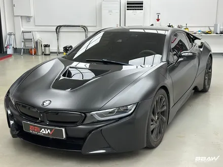 BMW I8 무광 사틴 블랙 전체랩핑 했어요 / 화성시 향남읍 상신리