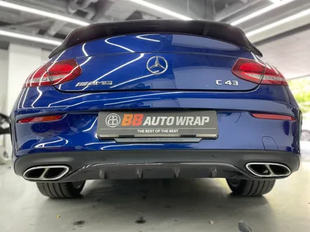 동탄랩핑 벤츠 C43 AMG 쿠페 카본 포인트랩핑시공 / 화성,수원,오산
