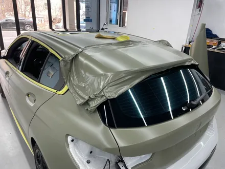화성랩핑 BMW120I 사틴 카키 그린 전체랩핑시공 / 화성,수원,오산