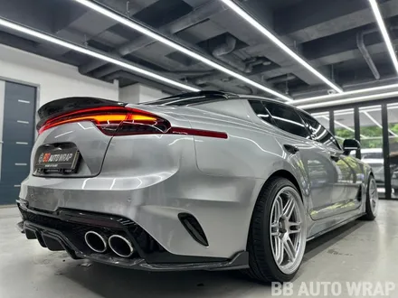 자동차랩핑 스팅어 오토 벨벳 GT실버 전체랩핑 / 화성시 향남읍 상신리