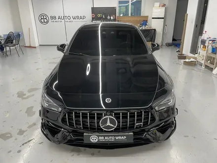 화성랩핑 벤츠cla45amg 클리프디자인라이트필름+크롬딜라이트시공 / 화성,수원,오산