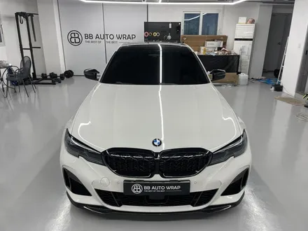 동탄랩핑 m340i 사틴다크그레이 전체랩핑시공 / 화성,수원,오산