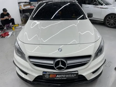 벤츠 CLA45AMG 클리프 디자인 스모그 PPF 시공으로 톤 다운 / 화성,수원,오산