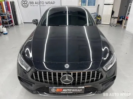 벤츠 CLS 랩핑 보험수리 비닐 프로그 매트 블랙 전체랩핑 / 벤츠 / CLS-클래스 / 화성,수원,오산