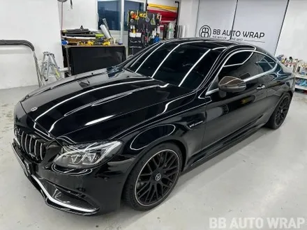 화성 수원 C클래스 C63 AMG 비닐프로그 메탈실버 전체랩핑 / 화성시 향남읍 상신리