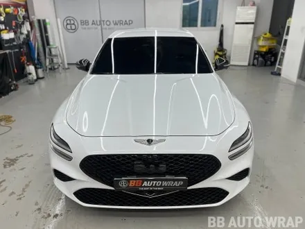 제네시스 G70 3M 사틴블랙 전체랩핑 올 블랙 시공 / 화성시 향남읍 상신리