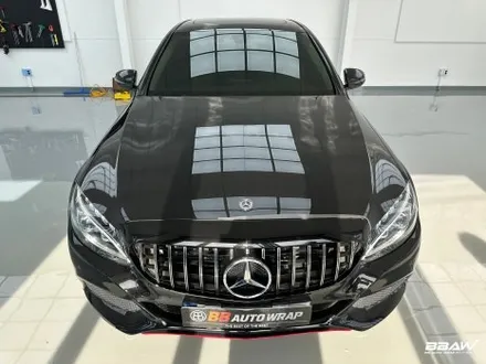W205 C클래스 사틴 다크그레이 전체랩핑 시공 / 화성시 향남읍 상신리