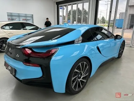 화성랩핑 BMW I8 사틴블랙 시공 / 화성시 향남읍 상신리
