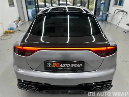 자동차랩핑 스팅어 오토 벨벳 GT실버 전체랩핑 / 화성시 향남읍 상신리