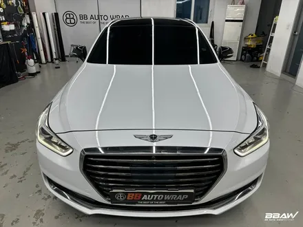 EQ900 전체랩핑 비닐 프로그 크리스탈 화이트 시공 / 화성시 향남읍 상신리
