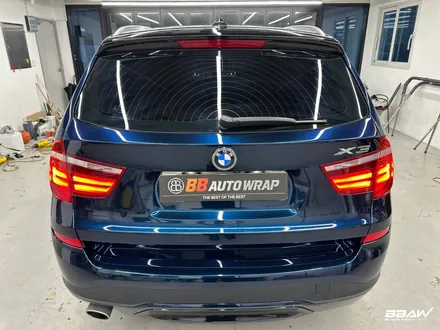 오산 안성랩핑 BMW X3 오토 벨벳 미드나잇 블루 전체랩핑 / 화성시 향남읍 상신리