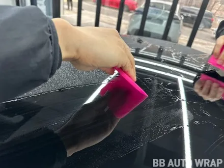 아반떼N 튜닝본넷PPF+루프블랙PPF 시공으로 멋과 보호를 한 번에 / 화성,수원,오산