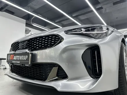 자동차랩핑 스팅어 오토 벨벳 GT실버 전체랩핑 / 화성시 향남읍 상신리