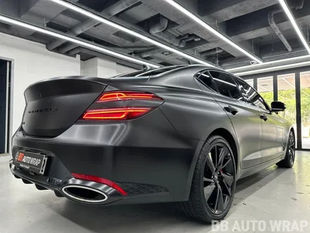 제네시스 G70 3M 사틴블랙 전체랩핑 올 블랙 시공 / 화성시 향남읍 상신리
