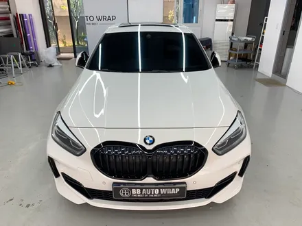 화성랩핑 BMW120I 사틴 카키 그린 전체랩핑시공 / 화성,수원,오산