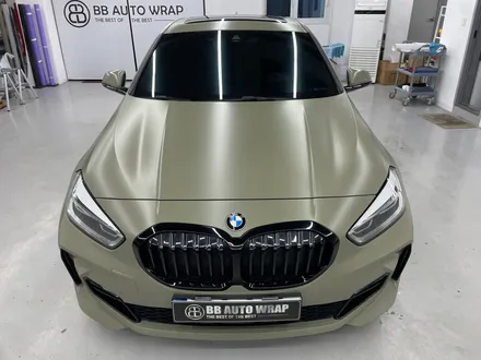 화성랩핑 BMW120I 사틴 카키 그린 전체랩핑시공 / 화성,수원,오산