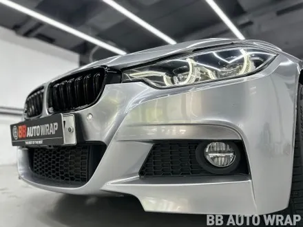 3시리즈 F30 전체랩핑 오토 벨벳 GT실버+카본 루프 시공 / 화성시 향남읍 상신리