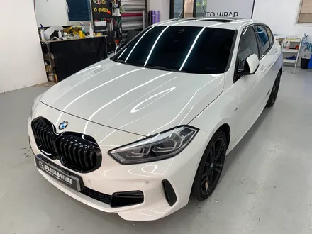 화성랩핑 BMW120I 사틴 카키 그린 전체랩핑시공 / 화성,수원,오산
