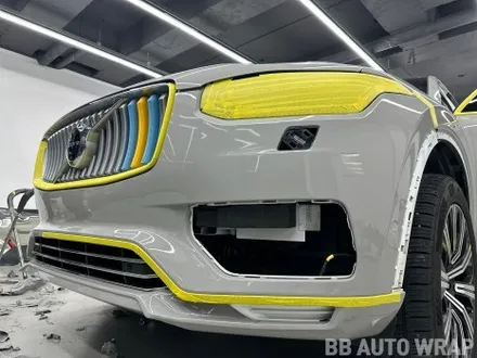 볼보 XC90 고광택 AX 초크 그레이 크레용 전체랩핑 시공 / 화성,수원,오산