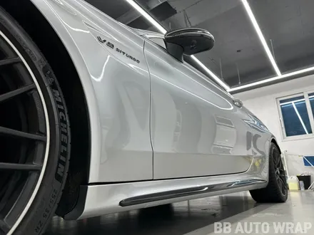 화성 수원 C클래스 C63 AMG 비닐프로그 메탈실버 전체랩핑 / 화성시 향남읍 상신리
