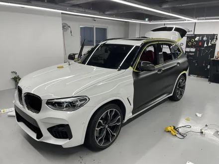 동탄랩핑 X3M 사틴더스트골드 전체랩핑+카본포인트 시공 / 화성,수원,오산