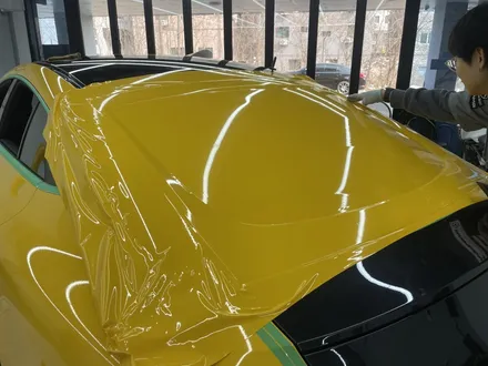 동탄랩핑 벤츠 AMG GT43 에이버리 다크옐로우 전체랩핑 시공 / 화성,수원,오산