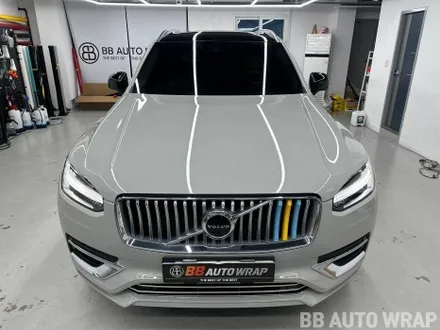 볼보 XC90 고광택 AX 초크 그레이 크레용 전체랩핑 시공 / 화성,수원,오산