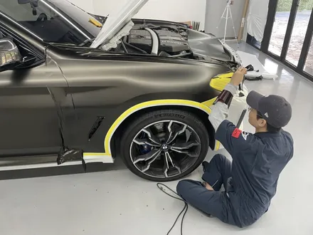 동탄랩핑 X3M 사틴더스트골드 전체랩핑+카본포인트 시공 / 화성,수원,오산
