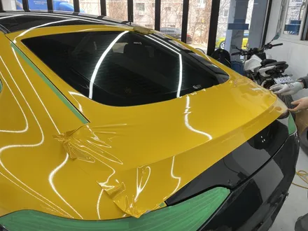 동탄랩핑 벤츠 AMG GT43 에이버리 다크옐로우 전체랩핑 시공 / 화성,수원,오산