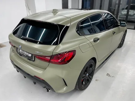 화성랩핑 BMW120I 사틴 카키 그린 전체랩핑시공 / 화성,수원,오산