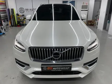 동탄화성랩핑 볼보 XC90 유광 화이트 펄 전체랩핑으로 분위기 전환 / 화성,수원,오산