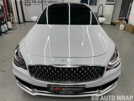 K9 비닐 프로그 크리스탈 화이트 전체랩핑 시공 순정 느낌으로 변화 / 기아 / K9 / 화성,수원,오산