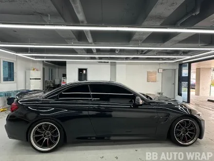 BMW F82 M4 컨버터블 전체랩핑 AX 티파니 블루 민트색 래핑 시공 / 화성,수원,오산