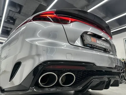 자동차랩핑 스팅어 오토 벨벳 GT실버 전체랩핑 / 화성시 향남읍 상신리