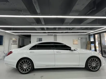 화성랩핑 벤츠S350 롱바디 유광화이트 전체랩핑시공 / 화성,수원,오산