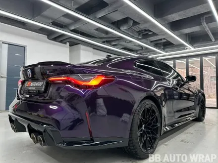 G82 BMW 신형 M4 전체랩핑 타이니봇 미드나잇 퍼플 시공 / 화성,수원,오산