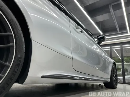 화성 수원 C클래스 C63 AMG 비닐프로그 메탈실버 전체랩핑 / 화성시 향남읍 상신리