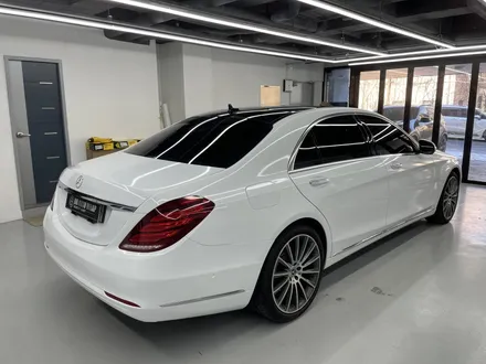 화성랩핑 벤츠S350 롱바디 유광화이트 전체랩핑시공 / 화성,수원,오산