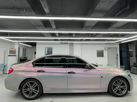 BMW 320D 랩핑 제거 후 비닐 프로그 그레이 핑크 전체랩핑 시공 / 화성,수원,오산