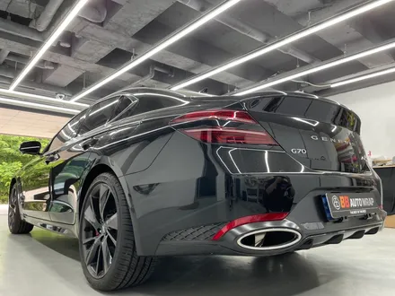 화성랩핑 제네시스 g70 사틴 다크 그레이 전체랩핑 시공 / 화성,수원,오산