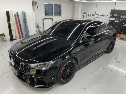 화성랩핑 벤츠cla45amg 클리프디자인라이트필름+크롬딜라이트시공 / 화성,수원,오산