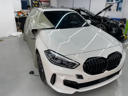 화성랩핑 BMW120I 사틴 카키 그린 전체랩핑시공 / 화성,수원,오산