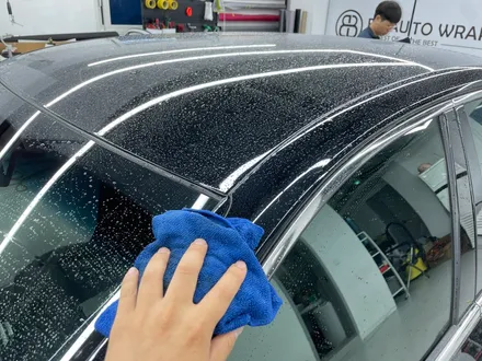 제네시스 g90 전체랩핑 유광 화이트 펄 시공으로 색깔 바꾸기 / 화성,수원,오산