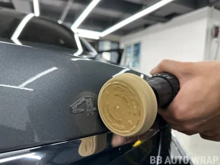 벤츠e클래스 전체랩핑 비닐 프로그 크리스탈 화이트 시공 순정 차량 만들기 / 화성,수원,오산