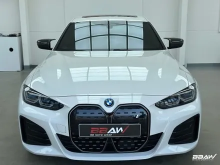 BMW I4 전체랩핑 사틴 다크 그레이 / 화성시 향남읍 상신리