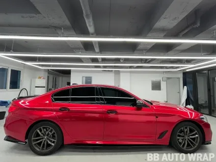BMW 5시리즈 G30 비닐 프로그 뱀파이어 레드 전체랩핑 / BMW / 5시리즈 (G30) / 화성,수원,오산