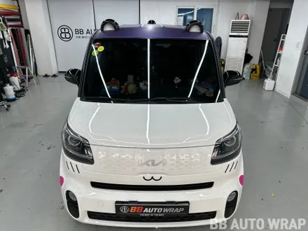 기아 레이 투톤랩핑 제거 및 매트 메탈릭 퍼플 재시공으로 색상 변화하기 / 화성,수원,오산