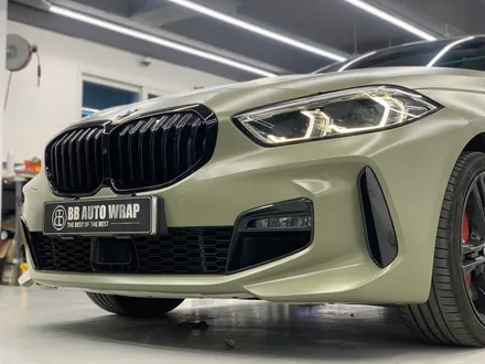 화성랩핑 BMW120I 사틴 카키 그린 전체랩핑시공 / 화성,수원,오산